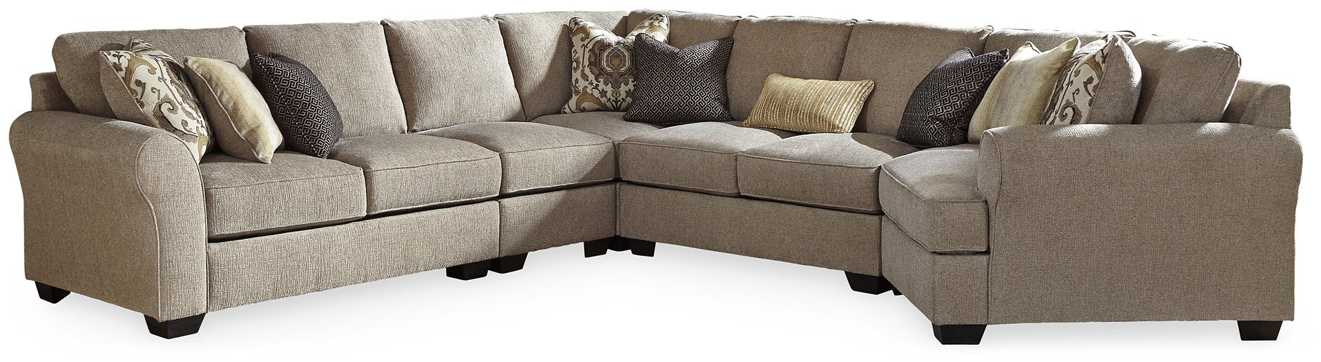 Pantomine Sectional with Cuddler