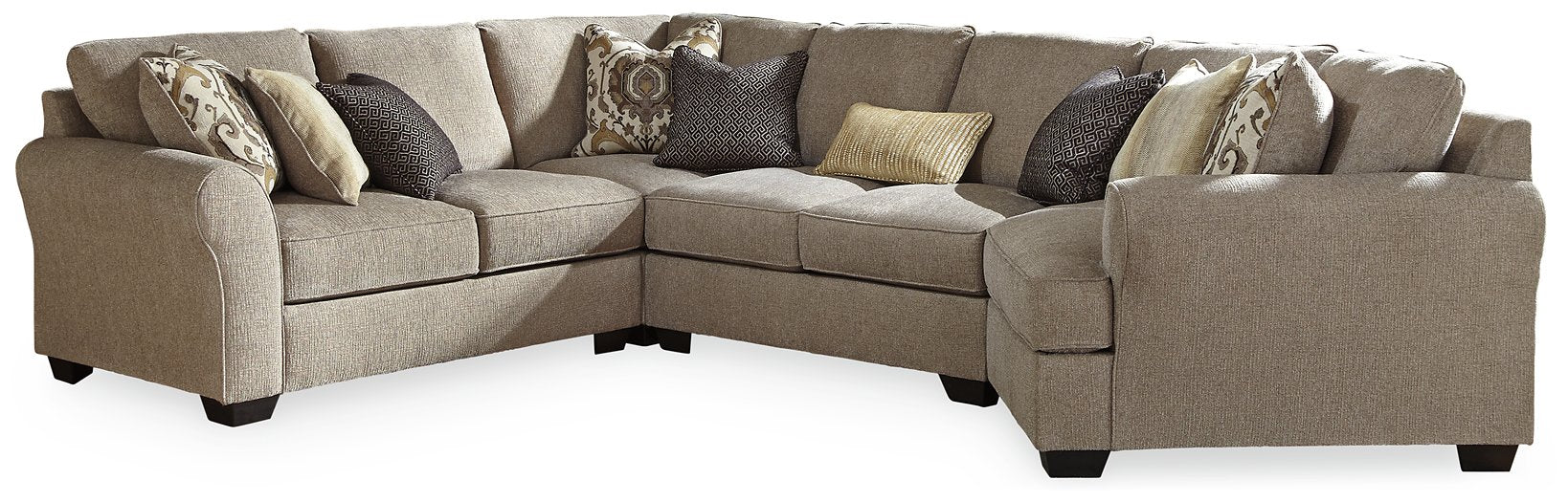 Pantomine Sectional with Cuddler