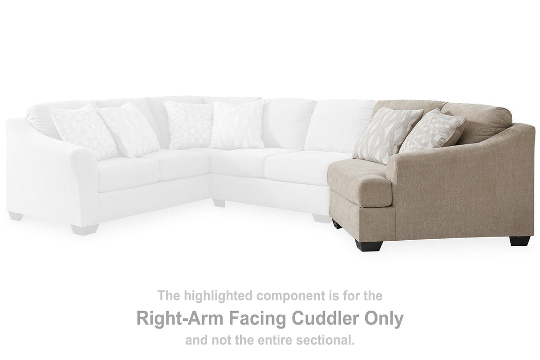 Brogan Bay 3-Piece Sectional with Cuddler