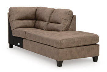 Navi 2-Piece Sectional Sofa Sleeper Chaise